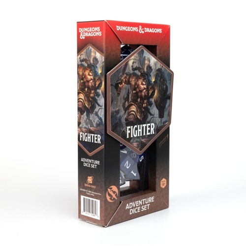D&D Adventure Dice - Fighter - Blue