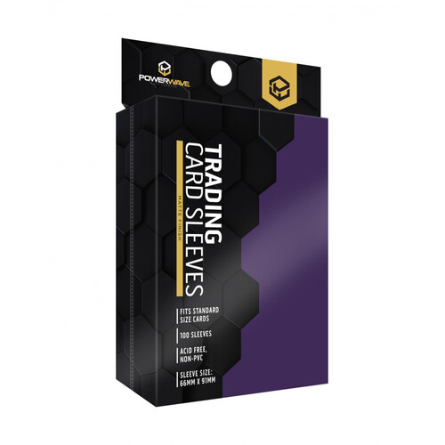 Powerwave Matte Card Sleeves - 100 Purple