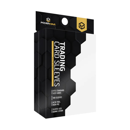 Powerwave Matte Card Sleeves - 100 White
