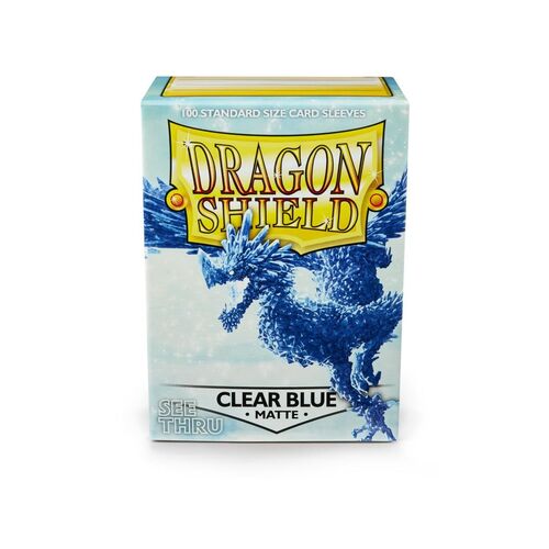 Dragon Shield - Box 100 - Clear Blue Matte