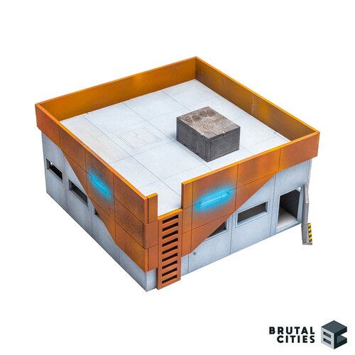 Brutal Cities MDF Terrain: Eternity Labs module B
