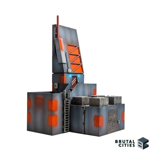 Brutal Cities MDF Terrain: Infinity Systems Data Centre