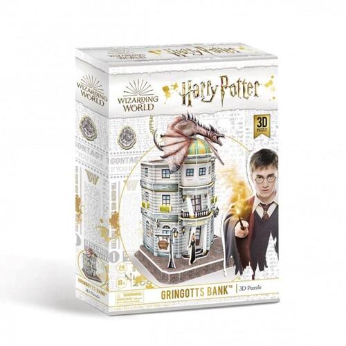 Harry Potter Gringotts Bank 74pc 3D Puzzle