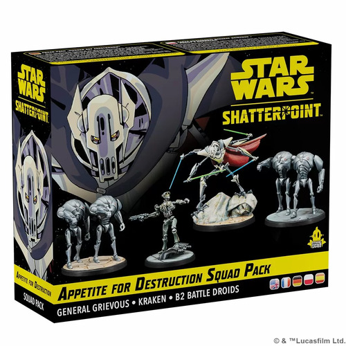 Star Wars Shatterpoint Appetite for Destruction General Grievous Squad Pack