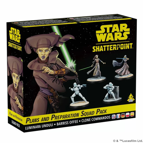 Star Wars Shatterpoint Plans and Preparation Luminara Unduli Squad Pack