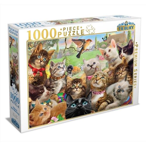 Tilbury Kittens Bird Watching 1000pc Puzzle