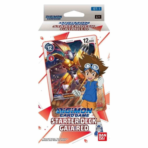 Digimon Card Game Starter Deck Gaia Red