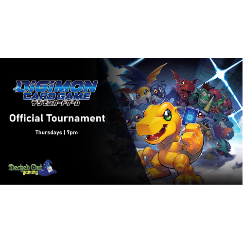 Thursday 7pm Digimon Card Game Tournament