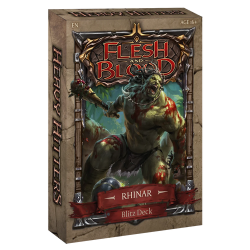 Flesh and Blood Heavy Hitters Blitz Deck - Rhinar