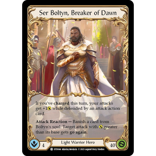 Ser Boltyn, Breaker of Dawn - DTD