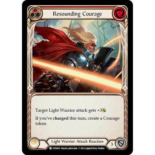 Resounding Courage (Red) - DTD