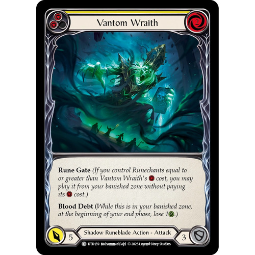 Vantom Wraith (Yellow) - DTD