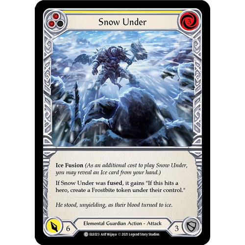 Snow Under (Yellow) - ELE