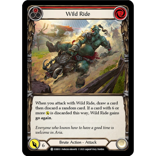 3x Wild Ride (Red)  - EVR