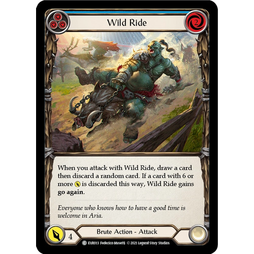 3x Wild Ride (Blue)  - EVR