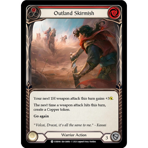 3x Outland Skirmish (Red)  - EVR