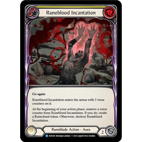 3x Runeblood Incantation (Yellow)  - EVR