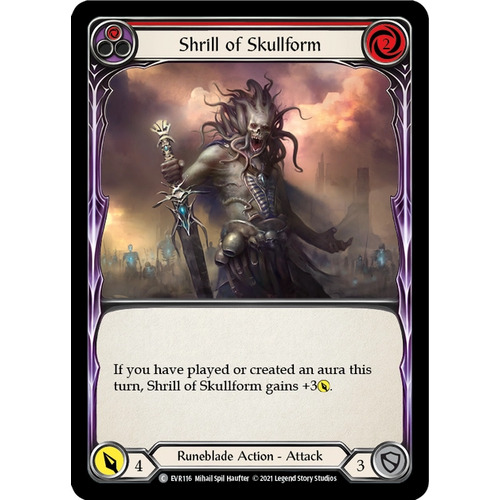 3x Shrill of Skullform (Red)  - EVR