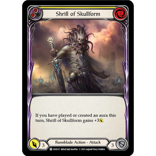 3x Shrill of Skullform (Yellow)  - EVR