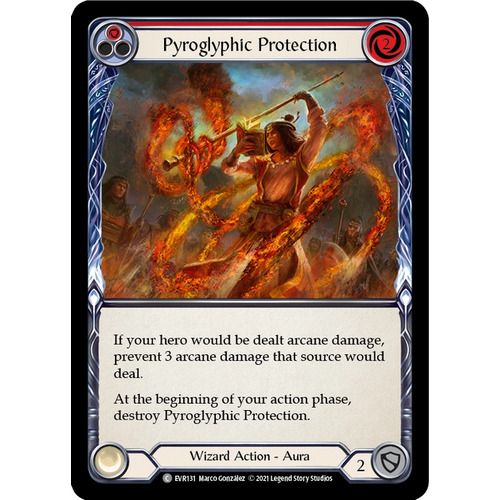 3x Pyroglyphic Protection (Red)  - EVR