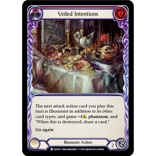 3x Veiled Intentions (Red)  - EVR