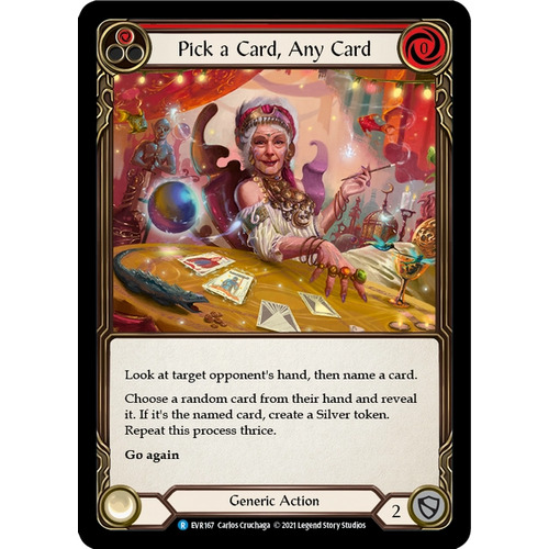 3x Pick a Card, Any Card (Red)  - EVR