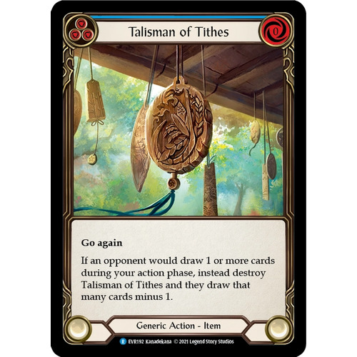 3x Talisman of Tithes  - EVR