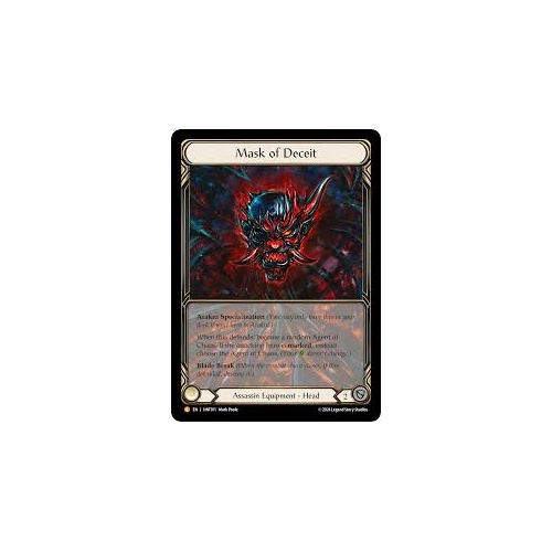 Mask of Deceit (Extended Art Cold Foil) - HNT