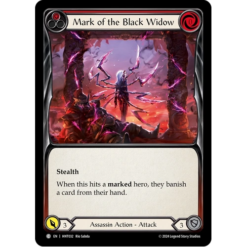 Mark of the Black Widow (Red) (Regular) - HNT