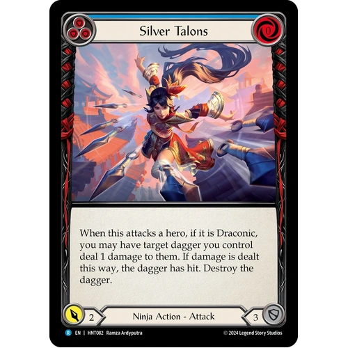 Silver Talons (Blue) (Regular) - HNT