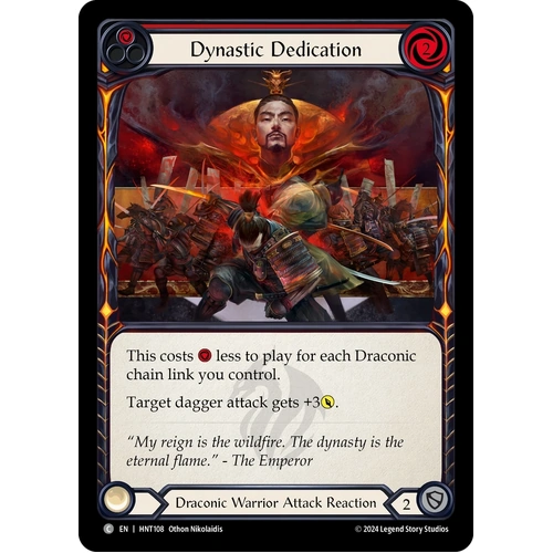 Dynastic Dedication (Red) (Regular) - HNT