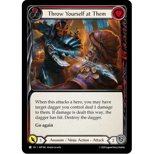 Throw Yourself at Them (Red) (Regular) - HNT