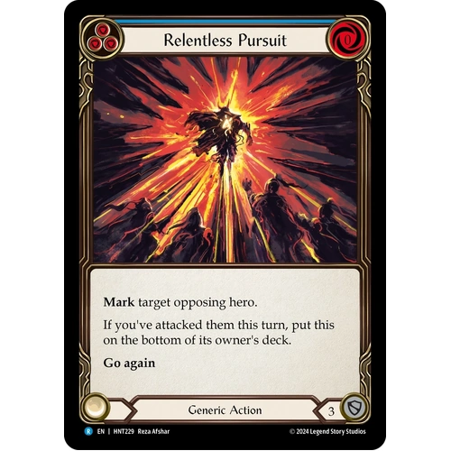 Relentless Pursuit (Blue) (Regular) - HNT