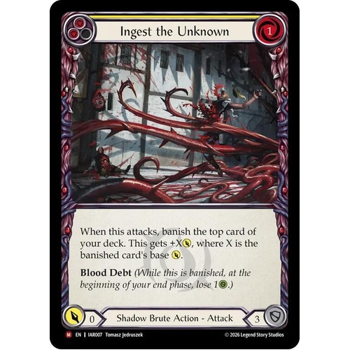 Ingest the Unknown (Yellow) (Rainbow Foil) - IAR