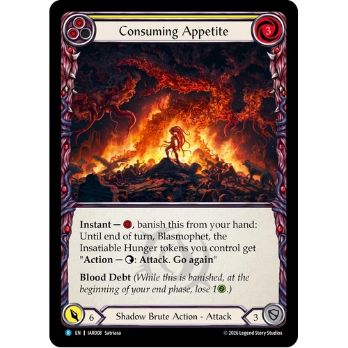 Consuming Appetite (Yellow) (Rainbow Foil) - IAR