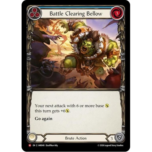 Battle Clearing Bellow (Blue) - IAR