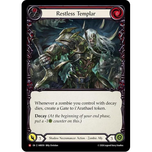 Restless Templar (Red) - IAR