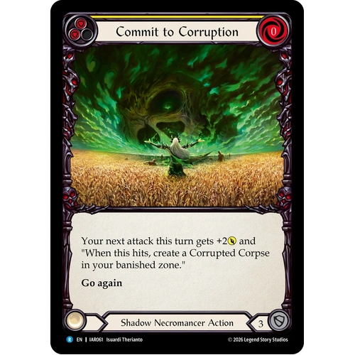 Commit to Corruption (Yellow) (Rainbow Foil) - IAR