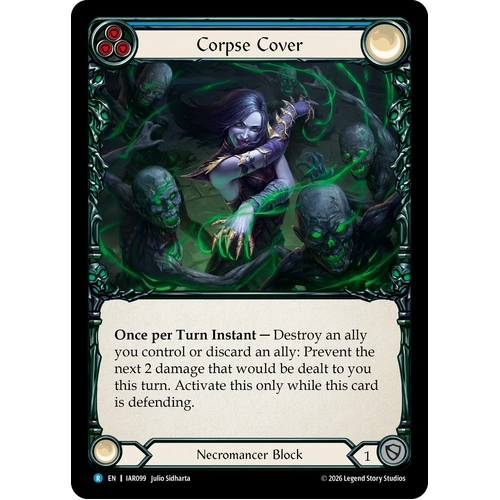 Corpse Cover (Blue) (Rainbow Foil) - IAR