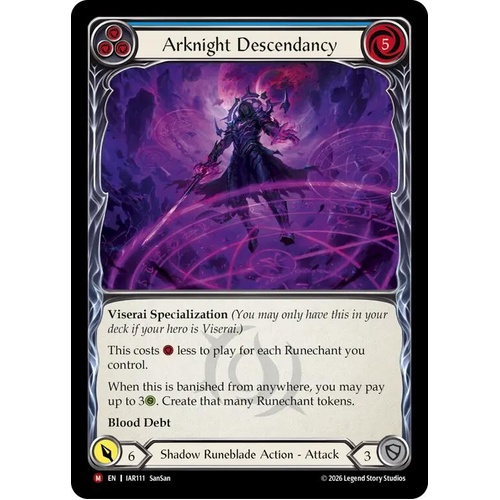 Arknight Descendancy (Blue) (Rainbow Foil) - IAR