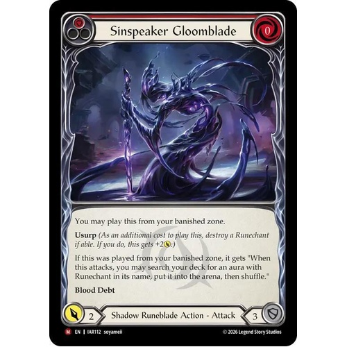 Sinspeaker Gloomblade (Red) - IAR