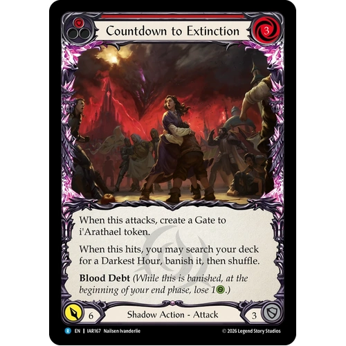 Countdown to Extinction (Red) (Rainbow Foil) - IAR