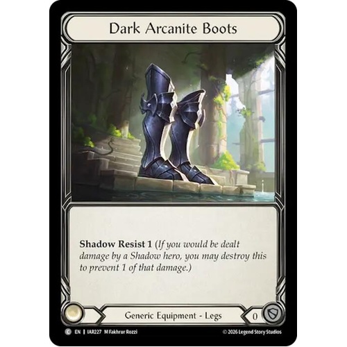 Dark Arcanite Boots (Cold Foil) - IAR