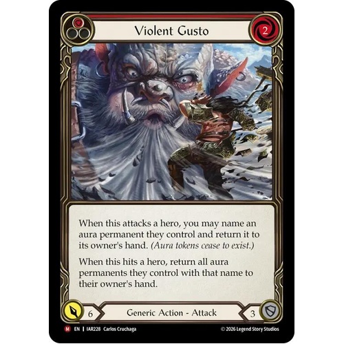 Violent Gusto (Red) - IAR