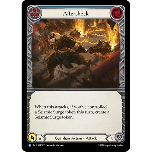 Aftershock (Blue) (Rainbow Foil) - MPG