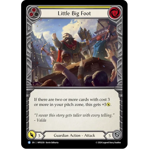 Little Big Foot (Yellow) (Rainbow Foil) - MPG