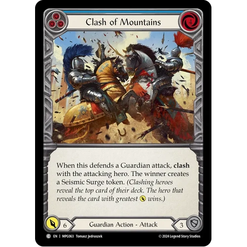 Clash of Mountains (Blue) (Regular) - MPG