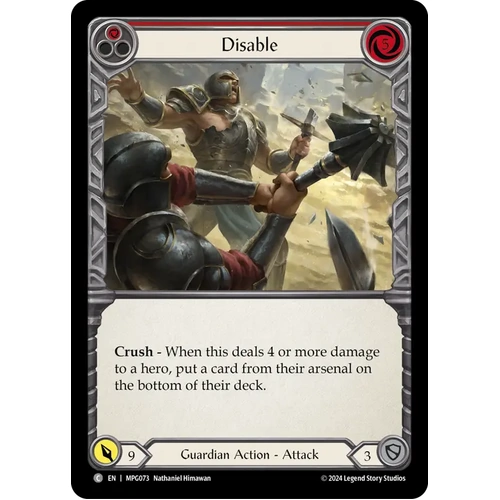 Disable (Red) - MPG