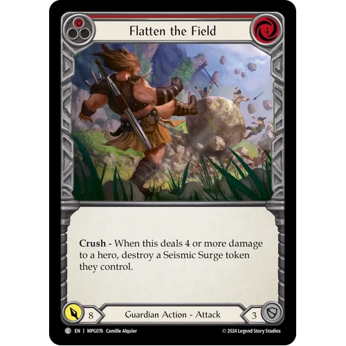 Flatten the Field (Red) (Rainbow Foil) - MPG