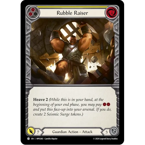 Rubble Raiser (Yellow) (Rainbow Foil) - MPG